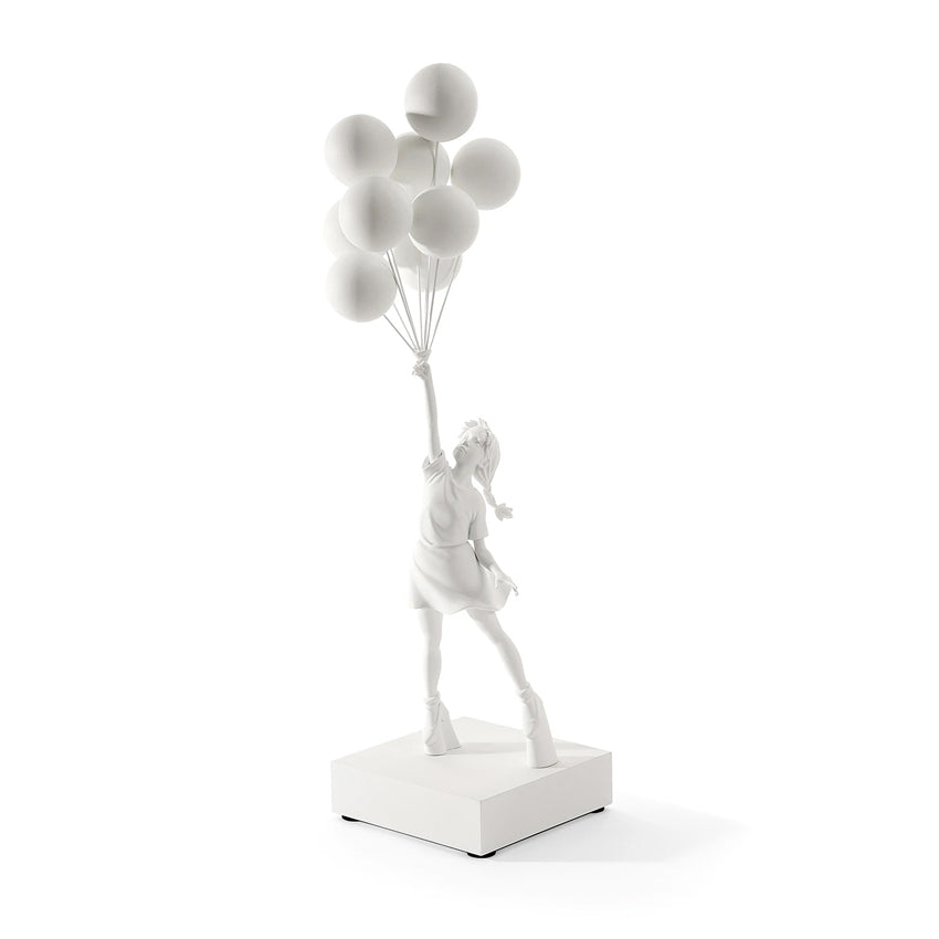 BANKSY - Flying Balloon Girl Sculpture | Limn Gallery NZ
