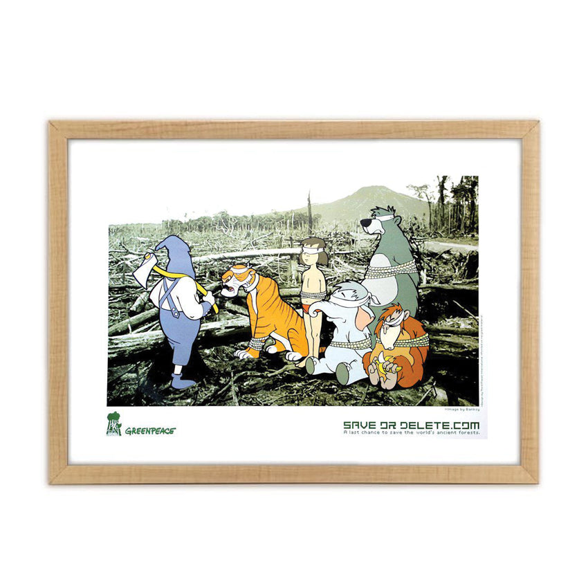 BANKSY - Greenpeace 'Save or Delete' | Print | Limn Gallery NZ